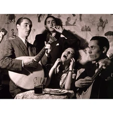 VINTAGE PHOTO PORTRAIT FOLK SINGER NIGHTCLUB FADO PORTUGAL NEW FINE ART PRINT PO