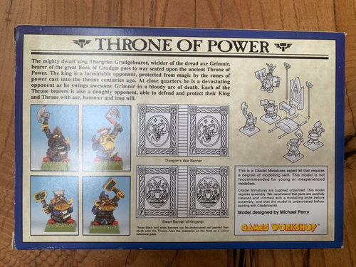 Warhammer Dwarf Kings Throne Of Power Box Komplett Selten NOS OOP - Bild 3 von 5