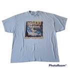 Vtg Y2k If God Seems Far Away Who Moved Shirt Sz XL