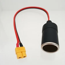 Car Cigarette Lighter Socket female to XT60 female 18AWG Charger cable
