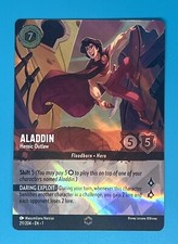 Lorcana First Chapter Aladdin Heroic Outlaw 211/204 Foil