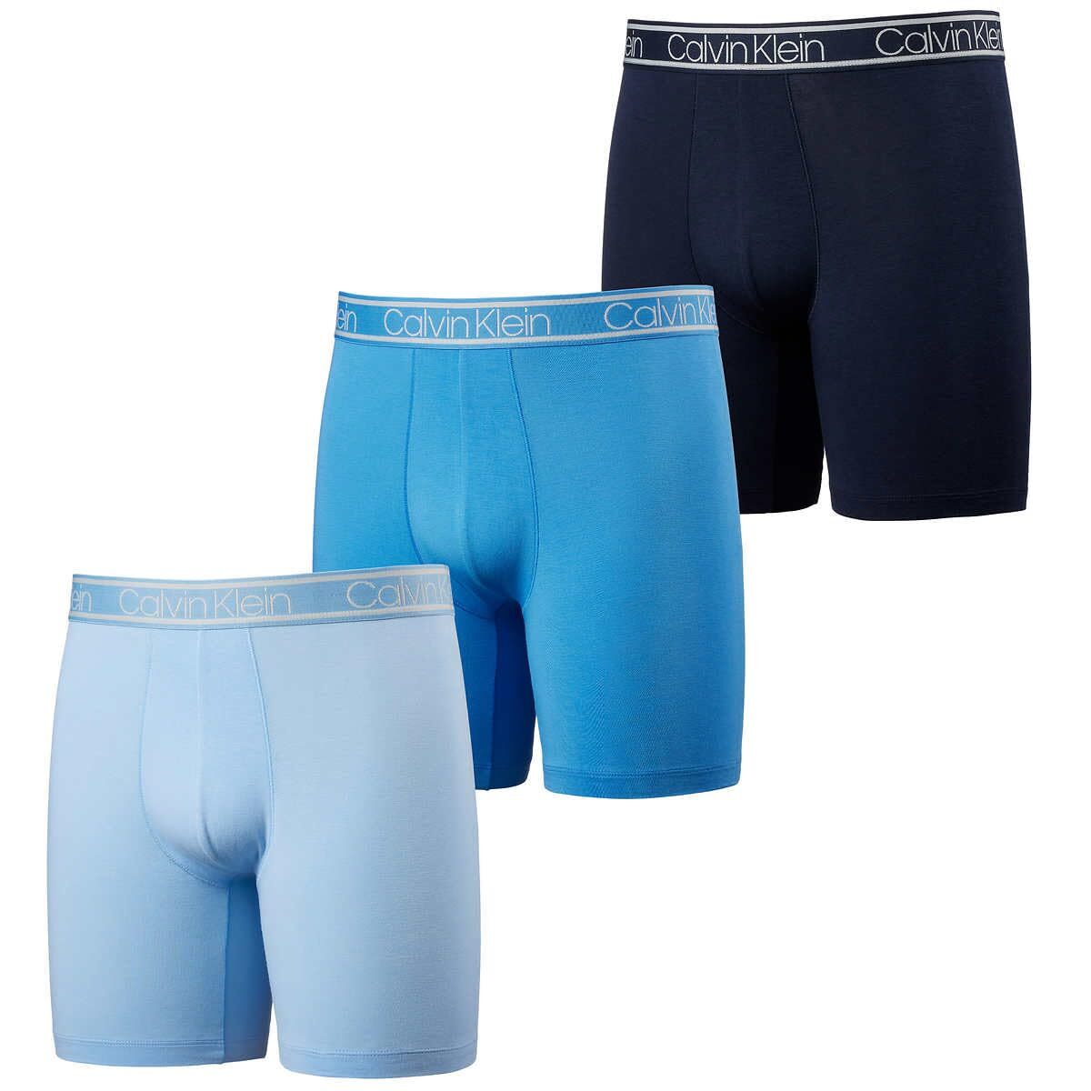 Calvin Klein Men`s Microfiber Boxer Briefs Pack of (US, Alpha, X