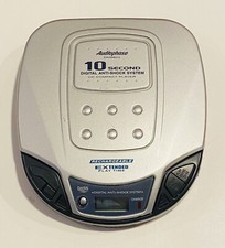 AUDIOPHASE DM9804 10 SECOND ANTI-SHOCK System PORTABLE CD PLAYER WALKMAN WORKS