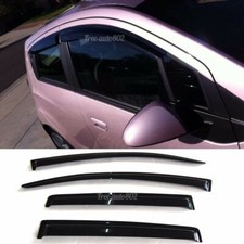 Fits 13-15 Chevy Spark Hatchback Sedan Window Visors 4pc Fits 13-15 Chevy Spark Hatchback Sedan Window Visors 4pc