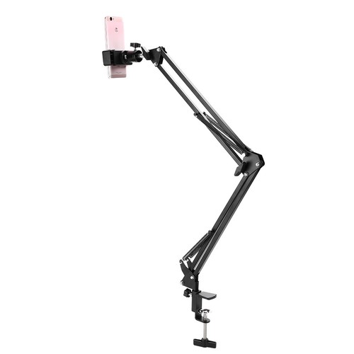 Universal Desktop Holder Bed Long Arm Lazy Stand Mount for Mobile Phone - Photo 6 sur 10