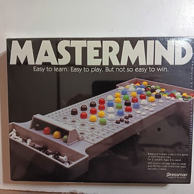 NEW Vintage 1981 Mastermind Strategy Board Game Pressman VTG Made In USA Sealed