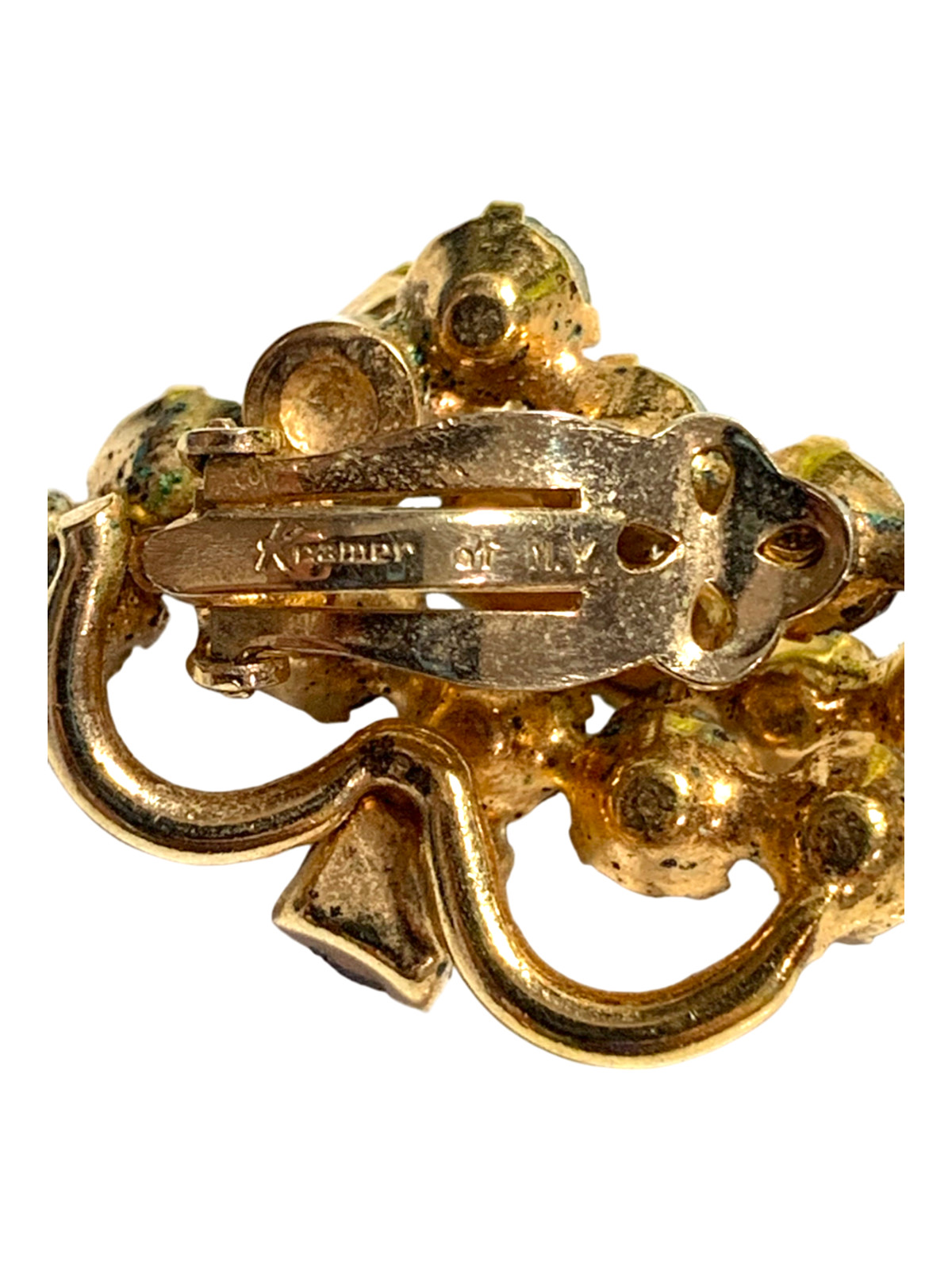 Kramer Alexandrite Rhinestone Replacement Earring… - image 3