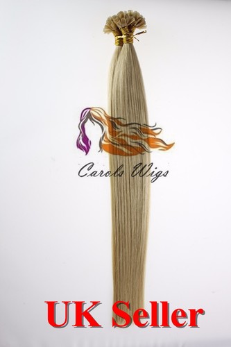 Estensioni capelli umani 20" 1g 8A* russo Remy doppio disegno cheratina italiana punta a U punta a U - Foto 32 di 57