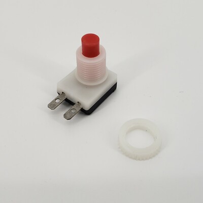 Judco Push Button Switch With Nut Red Trigger Button J-188-1 Pack Of 10