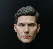 1/6 Head Sculpt Model Supernatural Dean Winchester Jensen F 12" Male Figure Body
