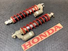 04-14 HONDA TRX450ER TRX450R OEM FRONT SHOCKS SUSPENSION RED SET?FAST SHIP?