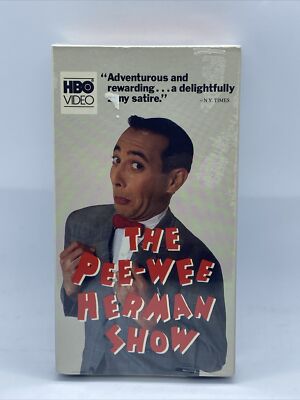 The Pee-Wee Herman Show Sealed VHS 1981 VINTAGE RARE Brand New Sealed VB5