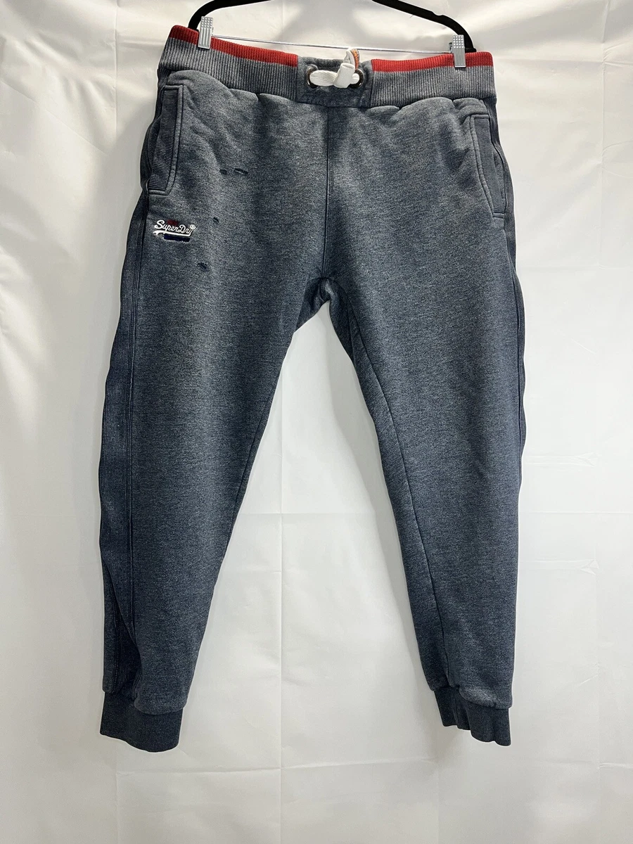 uærlig budbringer jeg læser en bog SUPERDRY Men&#039;s Orange Label Slim Fit Blue Sweat Pants Jogger Size XXL  | eBay