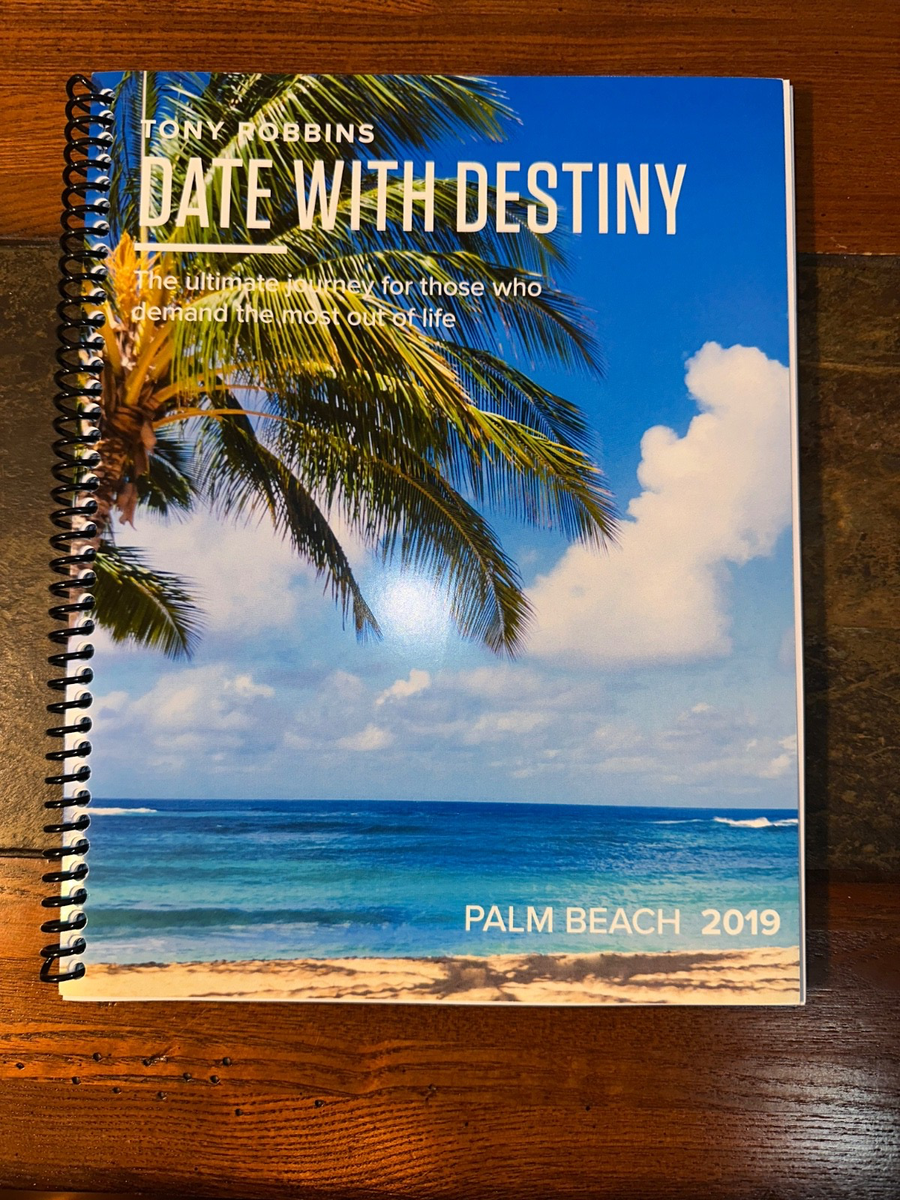 Tony Robbins Workbooks / Manuals Lot of 4. UPW, Date with Destiny
