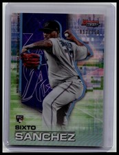 2021 Bowman's Best #60 Sixto Sanchez #12/250 Miami Marlins Rookie Card