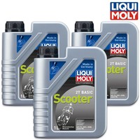 3X Liqui Moly 1619 Motorbike 2T Basic Scooter MotoröL Roller Mineralisch 1L
