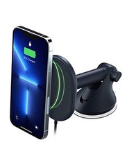 Velox Magnetic Wireless Car Mount for MagSafe iPhones - Charger Included.