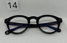 John Jacobs JJ E44373 C1 Round Black Eyeglass Frames 48-26-145