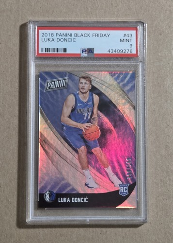 2018-19 Panini Black Friday Luka Doncic RC #43 /199 PSA 9