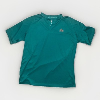 NFL Super Bowl LIV Miami Mens XL Teal Performance Shirt Official Logo