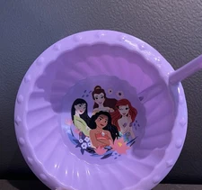 New Zak & Greenbrier Designs Character Plastic Bowl with Built-In Straw for Kids
