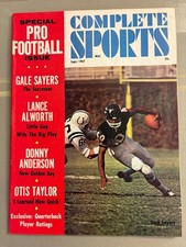 1967 (Sep.) Complete Sports Magazine Gale Sayers Cover Fair+/Good Condition