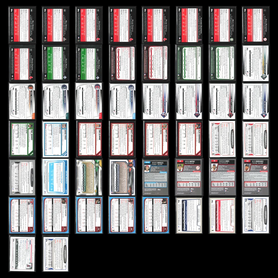 Bowman Sky Blue Lot 50 Baseball Cards Dealer Bulk Wholesale Guerrero Halladay - Image 2 of 4