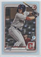 2020 Bowman 1st Edition Sky Blue Foil Nolan Jones #BFE-95 0c6