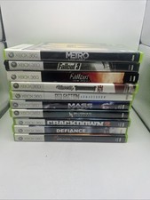 Xbox 360 Game Lot Of 10- Fallout New Vegas, Gears Of War Judgment, Metro