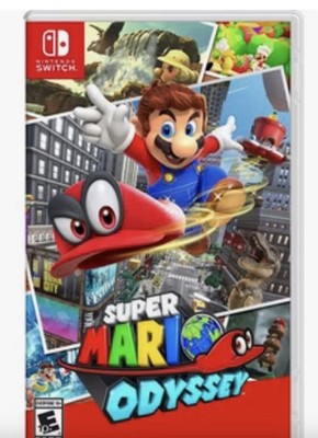 Nintendo Super Mario Odyssey Switch w/ Case, Multiplayer, E10+ NTSC-U/C