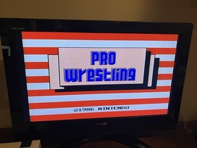 Pro Wrestling (Nintendo, 1988) NES game only authentic tested