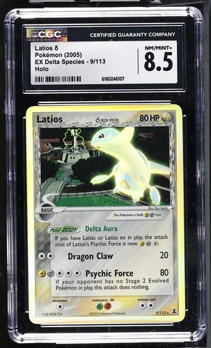Latios δ graded CGC 8.5 for sale on eBay