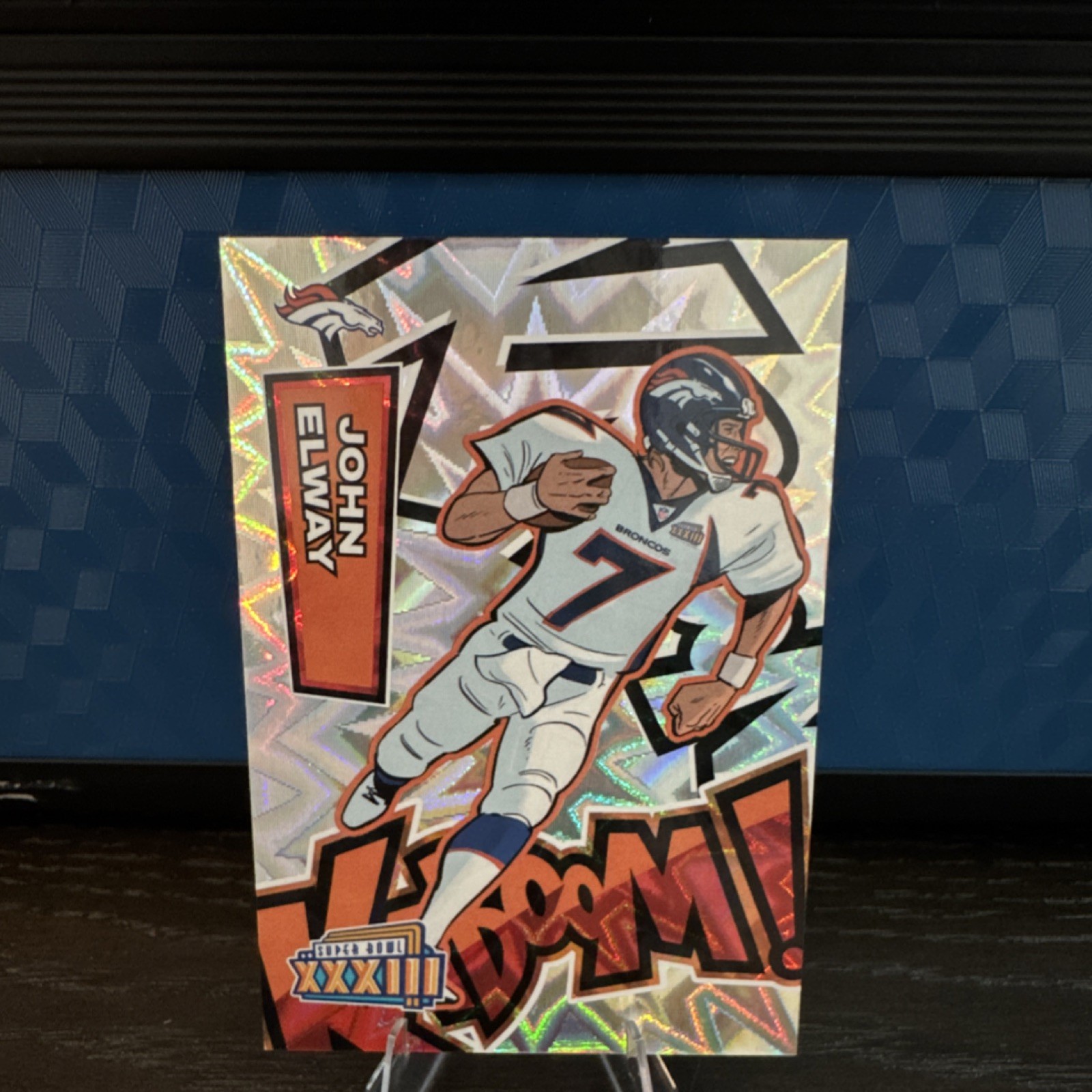 2025 Panini Absolute Kaboom! John Elway Super Bowl XXXIII #3 Denver Broncos