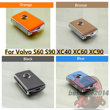 Leather Key Remote Control Case Fob Shell Cover For Volvo S60 S90 Xc40 Xc60 Xc90