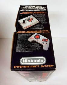 Caja Consola Vac&iacute;a Nintendo Entertainment System NES 1988 Juego de Acci&oacute;n Aut&eacute;ntico