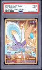 2021 Pokemon SWSH SHINY CRESSELIA Evolving Skies Secret Rare #228 PSA 9 on eBay