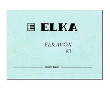 ELKA ELKAVOX 83 Schematic Diagrams Service Manual repair Schema Schematic 48pag