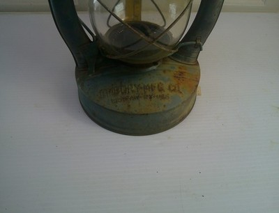 Vintage EMBURY No.2 AIR PILOT LANTERN: Embury Mfg. Co., Warsaw