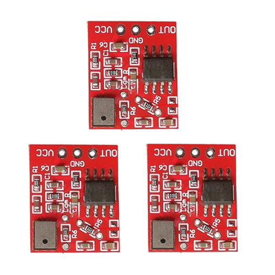 Mikrofonmodul Set 3-teilig mit Vorverstärker für 3V und 5V Systeme 18mm x 15mm