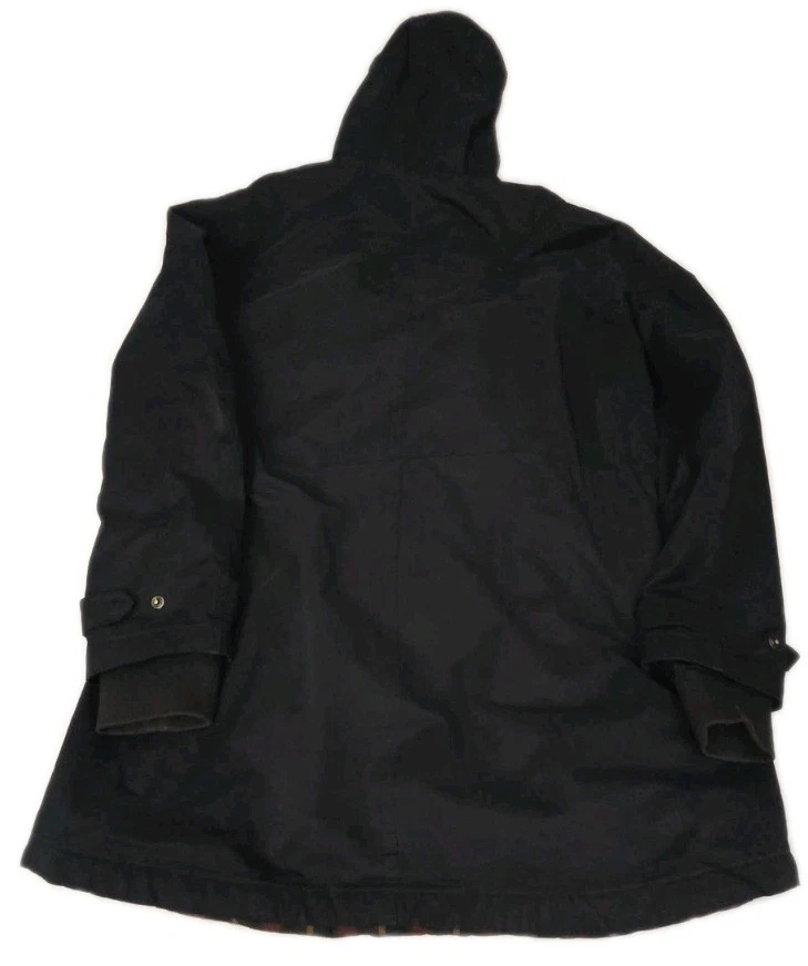 Pendleton Misty Falls Anorak Chaqueta de Lluvia Azul XL Para Hombres Forrada a Cuadros Con Capucha Leer Foto 2 de 4