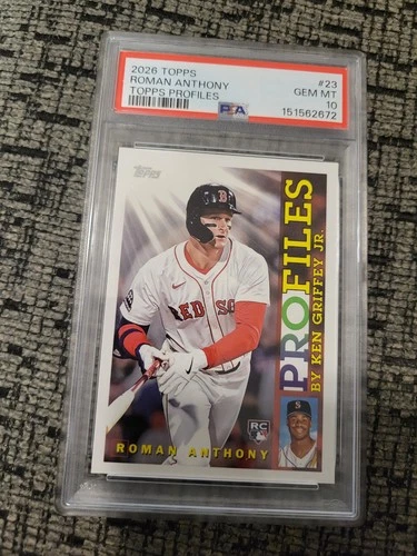 2026 Topps Series 1 Roman Anthony Base (PSA 10)