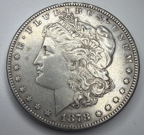 1878 S Morgan Silver Dollar  - E9