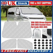 Citroen Dispatch 2016 - Present Thermal Blind Set - Internal Campervan Screens