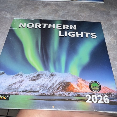 #ad Windrio Northern Lights 2026 Wall Calendar World Travel Series $3.00
