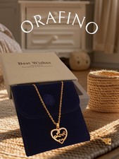 Luxury Gold Plated Stainless Steel Neckles Fashion Heart Link Adjustable Chain