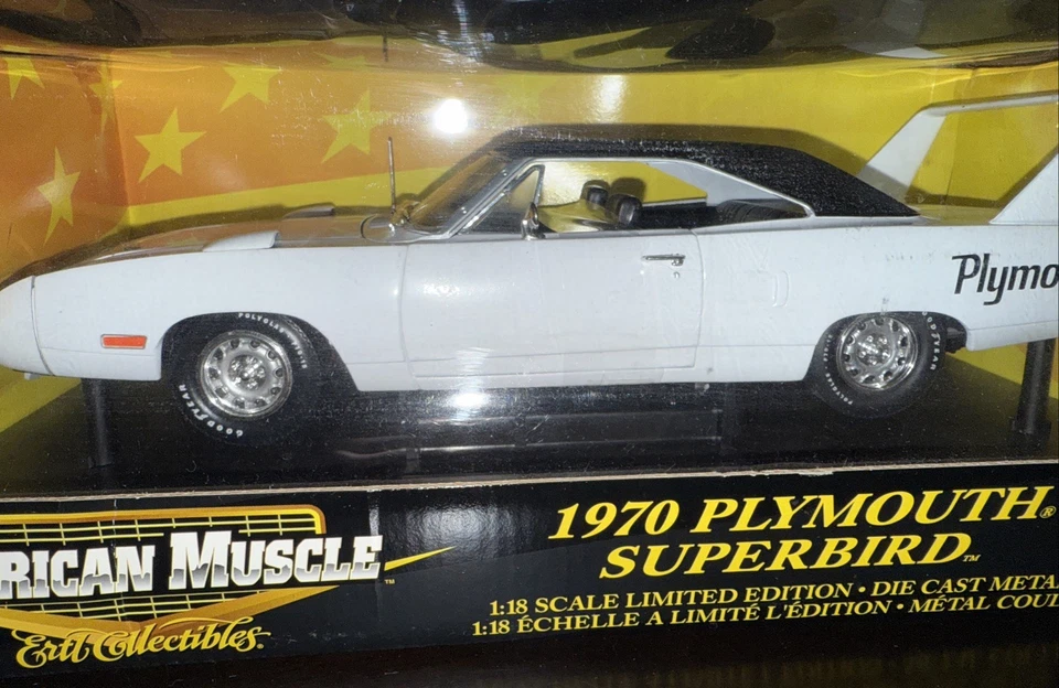 ERTL 1:18 1970 Plymouth Superbird White Hobby Edition 1 Of 5000 - Image 4 of 4