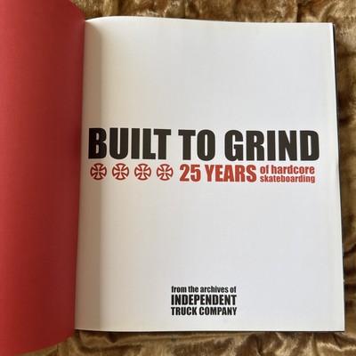 🔥Rare Built to Grind Independent Trucks 25 Years Skateboarding