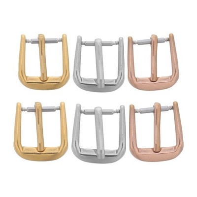 Watch Band Buckle Replacement 6Pcs Stainless Steel Clasp for 10Mm Straps