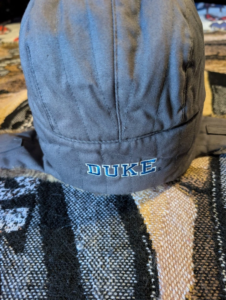 47 Brand Duke Blue Deviles  Stevenson Trooper Bomber Trapper Hat - Image 4 of 4