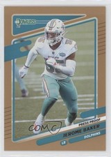 2021 Panini Donruss Press Proof Bronze Jerome Baker #67 0t2